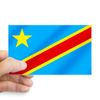 CafePress Congolese Flag Rectangle Bumper Sticker Car Decal