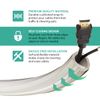 UT Wire 12' Flexi Cable Wrap, White (UTW-FCW12-WH)