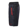 Black Crevice Men's Insulation Trousers I Ski Touring Trousers Sizes I Breathable Men's Ski Trousers I Elastic Waistband I 100% Polyester I Waterproof Touring Ski Trousers, black/red