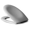Derby Basic Toilet Seat for Stand/Wall-Mounted Toilets Stainless Steel Hinge White VIGOUR