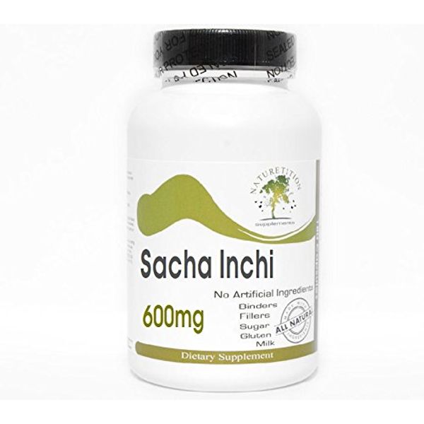 Sacha Inchi 600mg ~ 100 Capsules - No Additives ~ Naturetition Supplements