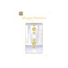PD-Party 7023209 Hanging Decoration, Gold/White