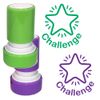 Challenge, Star Design Mastery Level Teacher Stamp (Green)^