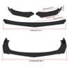 For 3 Series E90 E91 E93 Front Bumper Lip Body Kit Spoiler Splitter Gloss US