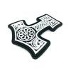 Thors Hammer Viking PVC Airsoft Paintball Cosplay Patch