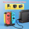 FASTSNAIL Charging Station for Switch Controller, Compatible with Nintendo Switch & Switch OLED, Controller Charging Station Compatible with JoyCons
