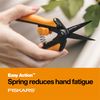 Fiskars Micro-Tip Pruning Snips Garden Clippers - Plant Cutting Scissors with Sharp Precision-Ground Non-Stick Blade - 2-Count