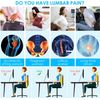 Lumbar Support Pillow Memory Foam Backrest for Office Car Posture Relief