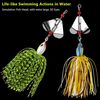 SHADDOCK Bass Bait Set Buzzbait Lures Swimming Lures Topwater Baits Carbide Spinning Lures Fishing Lures for Bass Pike Trout 6 Pieces Multicolor