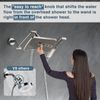 New "Bright Showers" Multi Function Rain Brushed Nickel Shower Head PSS3919-02
