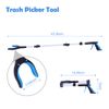 43" Grabber Pick Up Tool Extended Garbage Reaching Stick Trash Picker Folding US