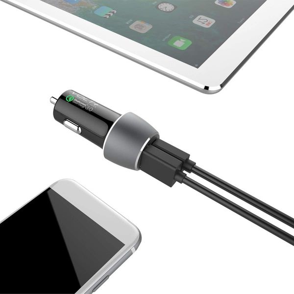 PRO 33 Watt Car Kit Compatible with Google G020P Plus Data, Durable Quick Adaptive Fast Charging Dual USB-C/MicroUSB Long 4ft Cables