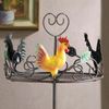 Rooster 2 Tier Serving Tray Stand Spice Rack Countertop Pantry Kitchen Organizer