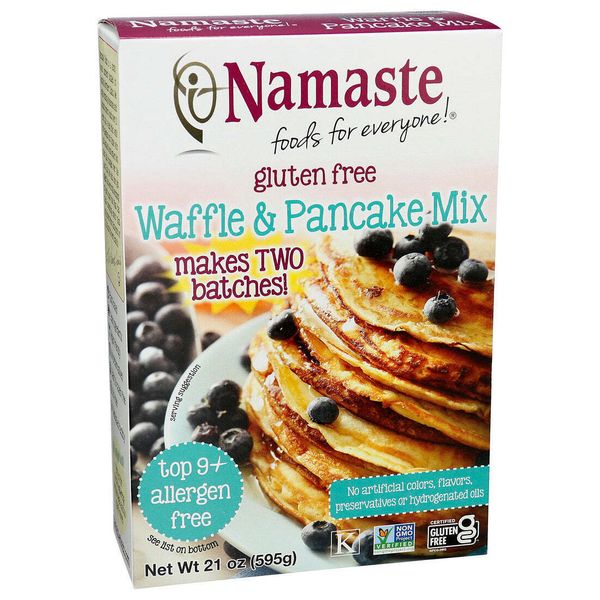 Namaste Foods  Gluten Free Waffle And Pancake Mix   21 Oz Pack Of 1