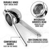 Zulay Kitchen Lemon Squeezer Hand Juicer Stainless Steel