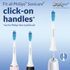 Brushmo Sensitive Replacement Toothbrush Heads Compatible with Sonicare HX6053, 8 Pack