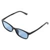 EVERNEVER AZ Label EVAZ-004C1-14 Men's Sunglasses for Driving, Polarized Sunglasses, Stylish, Day and Night Use, Square, UV Protection, Light Color, Thin, Black, Slightly Small to Regular Size)