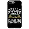 Airplane Pilot Glider Plane Vintage Retro Real Pilots Need Case for iPhone 7 Plus/8 Plus