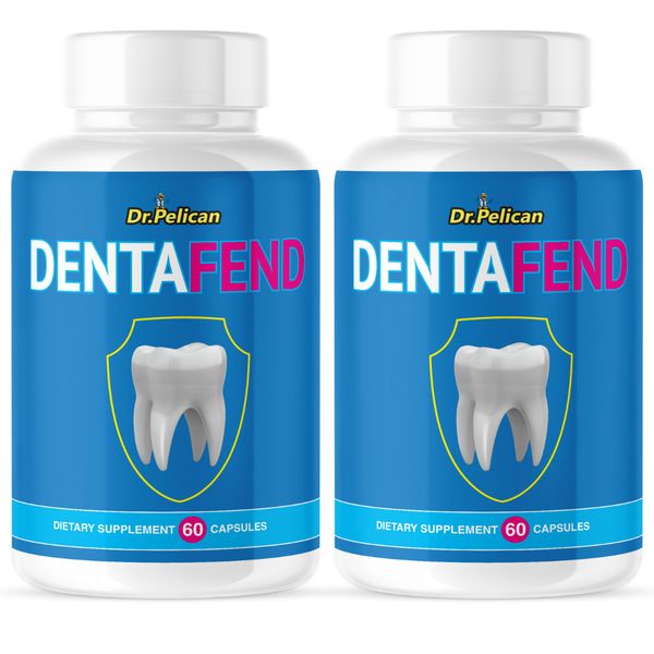Dentafend- Oral & Digestive Support- 2 Bottles- 120 Capsules