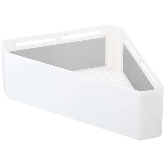 Yamazaki 4598 Magnetic Bathroom Corner Toy Rack, Approx. 13.0 x 7.3 x 3.9 inches (33 x 18.5 x 10 cm), Mist