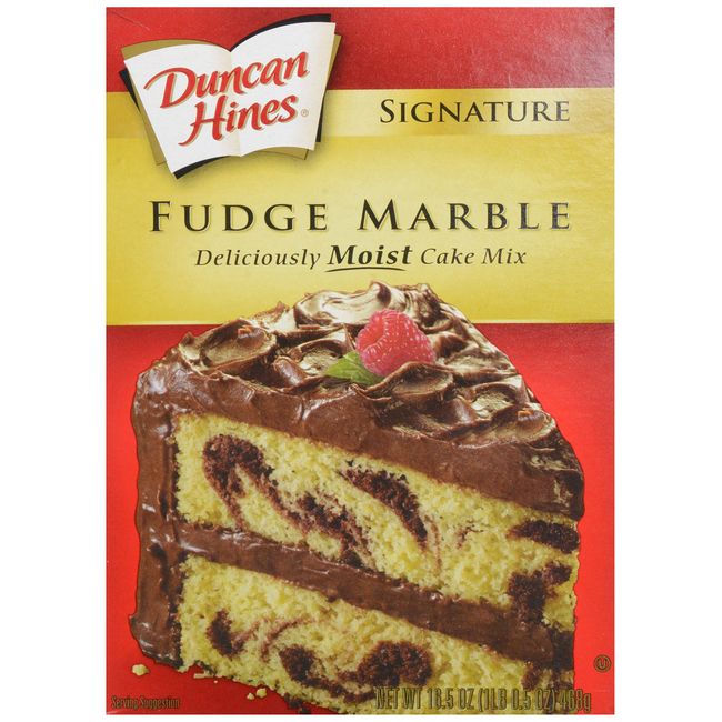 Duncan Hines Signature Orange Supreme Moist Cake Mix 16.5 oz. Box