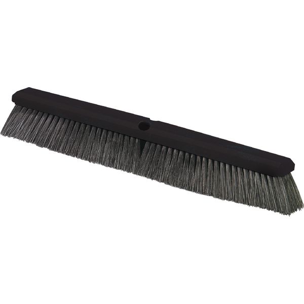 SPARTA Flo-Pac Plastic Floor Sweep, Floor Brush for Cleaning, 24 Inches, Black