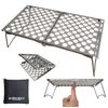 N-project UL TITANIUM TABLE Titanium Table (S), Foldable, Compact, Outdoor Table, Perfect Size for Mountain Climbing, Solo Camping