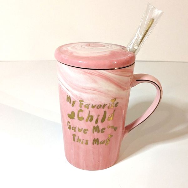 My Favorite Child Gave Me This Cup, Pink Mother's Day Coffee Mug Gift for Mom