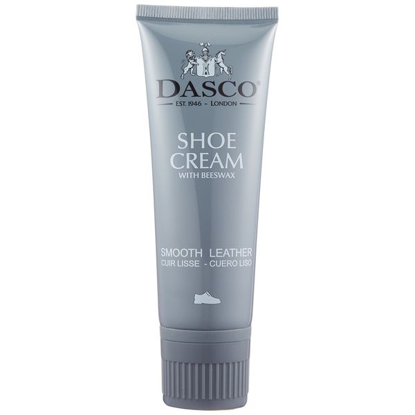 DASCO Men's Traditional British Shoe Cream, Premium Shoe Cream Tube, Shoe Polishing, Emulsification, Protection, Moisturizing, Nutrition, Coloring, Gloss, dark brown