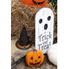 Mud Pie Halloween Tin Lanterns, Hat, 10.5" x 7.5"
