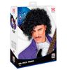 Widmann 01839 80s Rock Prince Wig, Men, Black, One Size
