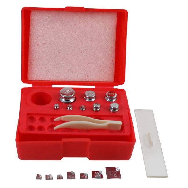 American Weigh Scales 14-Piece Small Calibration Weight Kit - Red (WGHTKIT)