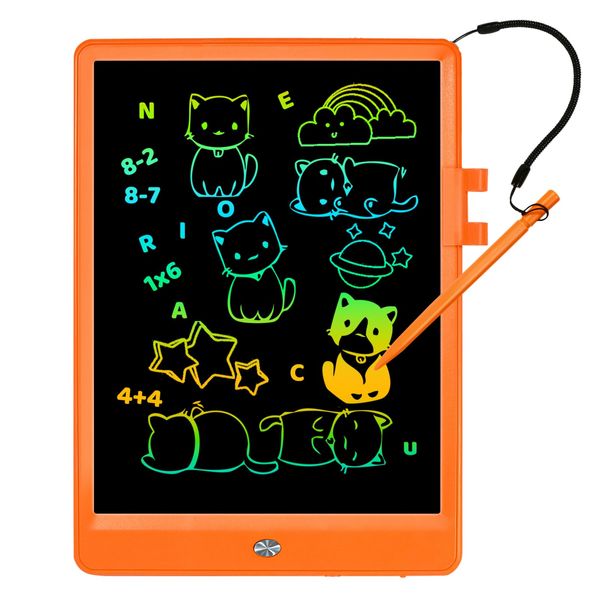 NECHOUZHLI LCD Writing Tablet, Doodle Board Toys Gifts for 3-8 Year Old Girls Boys, 10 Inch Colorful Electronic Board Drawing Pad for Kids, Gifts for Toddler Educational Learning Travel Birthday