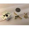 1 Piece Gold Double roller catch Chest Box Latch Clasp Toggle cabinet Latch C34