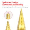 Laiwei Step Drill Bit Reamer Trapezoidal Drill Bit Corn Drill HSS Drill Hexagonal Shank Drill (4-32 mm)