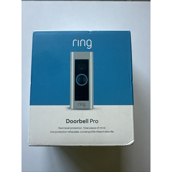 Ring Wi-Fi Video Wired Doorbell Pro - Satin Nickel