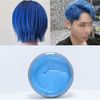 Hair Color Wax One-time Temporary Modeling Natural Color Hair Dye Wax Natural Matte Hairstyle for party,Cosplay,Masquerade,Nightclub,Halloween-blue