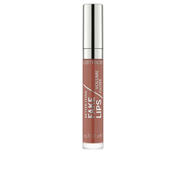 Catrice Better Than Fake Lips Volume Gloss, Lipgloss, Lip Gloss, Nr. 080 Boosting Brown, nude, glättend, pflegend, glänzend, natürlich, strahlend, vegan, Mikroplastik Partikel frei (5ml)