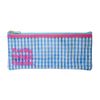 Tippi Tippi Check Pen Case Pen Pouch (Blue)