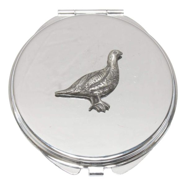 Grouse Sitting Compact Mirror Handbag Gift With Free Engraving 168