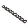 Digital Number Tube Wire Label Cable Marker Colorful Straps Coded Clip Plastic Cable 100PCS KCM-6MM 6square Microcomputer Device