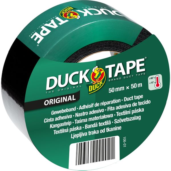 Duck Original Cloth Tape 50mm x 50m Black