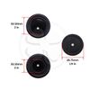 Red CNC Apollo Hand Grip 7/8 Handle Bar 22mm Left Right Front Universal Gel