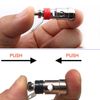 RUNCCI-YUN 10Pcs Amplifier Speaker Connector Binding Post Terminal Push Quick Type,Binding Post Spring Loaded Press speaker binding post speaker plugs for hifi