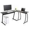 L-Shaped Corner Desk Computer Game Office Durable Laptop Workstation Study 58"