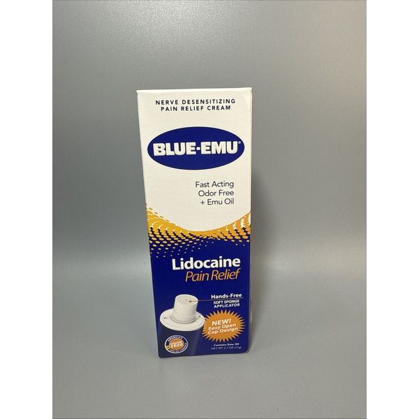 Blue Emu Pain Relief Cream Maximum Strength Numbing 2.7oz Exp 09/26