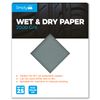 Wet & Dry Polishing Paper 120 Grit, Pack of 25, 230mm x 280mm, Perfect for DIY Car Bodywork Repairs, Machine, Manual Sanding, Furniture and Home Improvement