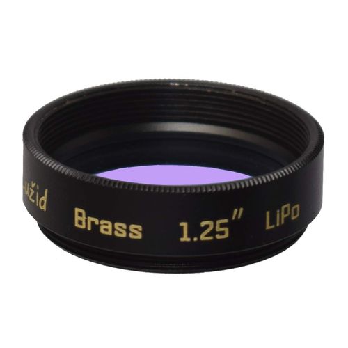 LUŽID Brass 1.25" MC LiPo Filter for Telescope Light Pollution Reduction for Night Sky/Star Luzid