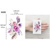 30 Sheets Cute Temporary Tattoos by Yesallwas,Fake Tattoos Stickers for Kids Girls Teens Body Tattoos- watercolor Cherry blossoms feather butterflies garland dolphin Tattoo