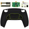 eXtremeRate Black Back Paddles Programable Rise 2.0 Remap Kit for ps5 Controller BDM-010 BDM-020, Upgrade Board & Redesigned Back Shell & Back Button Attachment - Controller NOT Included